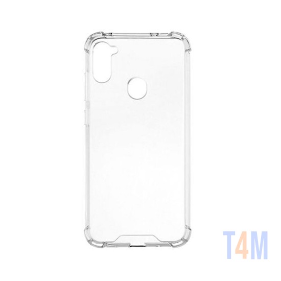 Silicone Hard Corners Case for Samsung Galaxy A11 Transparent